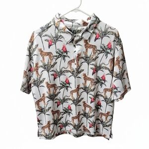 Men's Tropical Wildlife Polo Shirt